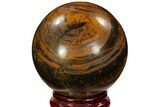 Polished Tiger's Eye Sphere - South Africa #107933-1